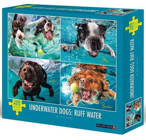 Underwater Dogs: Ruff Water 1000-Piece Jigsaw Puzzle