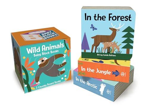 Wild Animals: 3 Chunky Board Books (Baby Block Books)