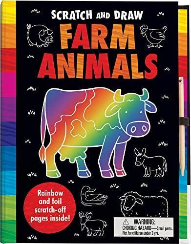 Farm Animals (Scratch and Draw)