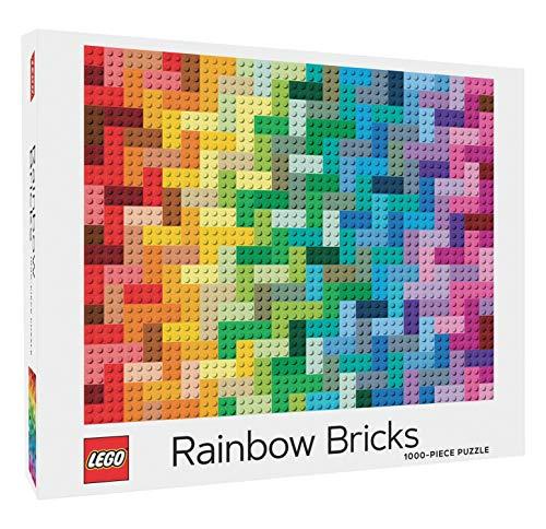 Rainbow Bricks 1000 Piece Jigsaw Puzzle (LEGO)