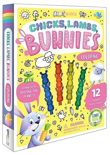 Chicks, Lambs, Bunnies Coloring (Color Mania)