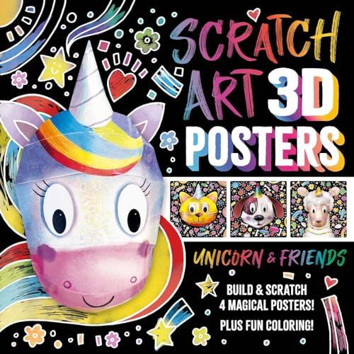 Unicorn & Friends (Scratch Art 3D Posters)