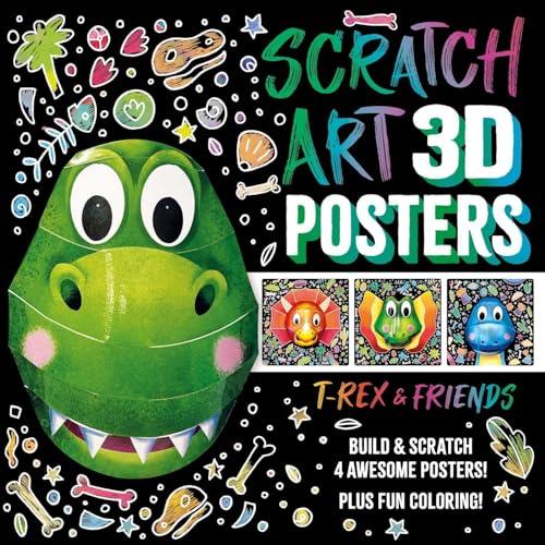 T-Rex & Friends (Scratch Art 3D Posters)