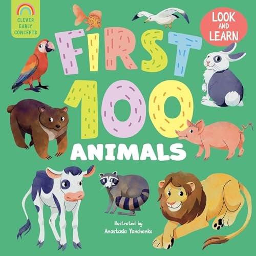 First 100 Animals (Clever Early Concepts)