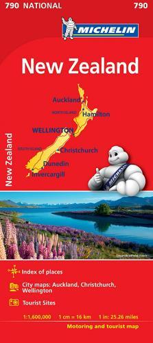 New Zealand Motoring and Tourist Map (790 National)