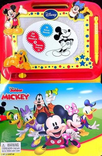 Disney Junior Mickey Storybook & Magnetic Drawing Kit
