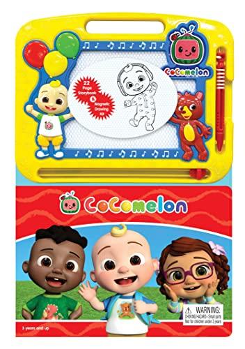CoComelon Storybook and Magnetic Drawing Kit
