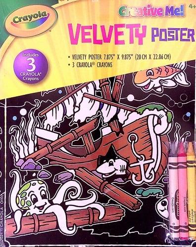 Pirate Ship Creative Me! Velvety Poster (Crayola)