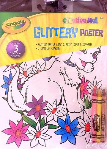 2 Cat/2 Dog Creative Me! Glittery Poster (Crayola)