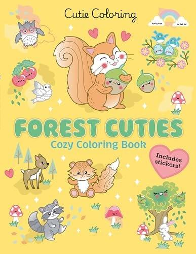 Forest Cuties Cozy Coloring Book (Cutie Coloring)