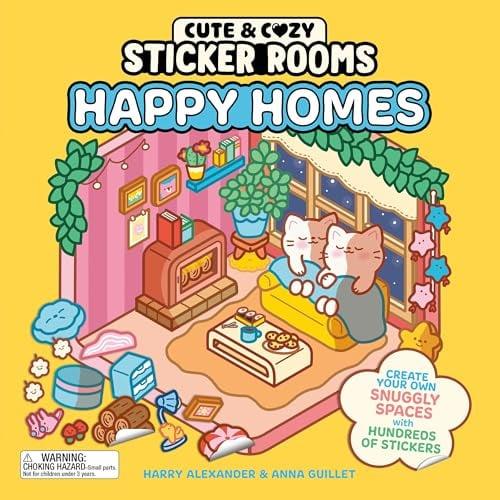 Happy Homes (Cute & Cozy Sticker Rooms)